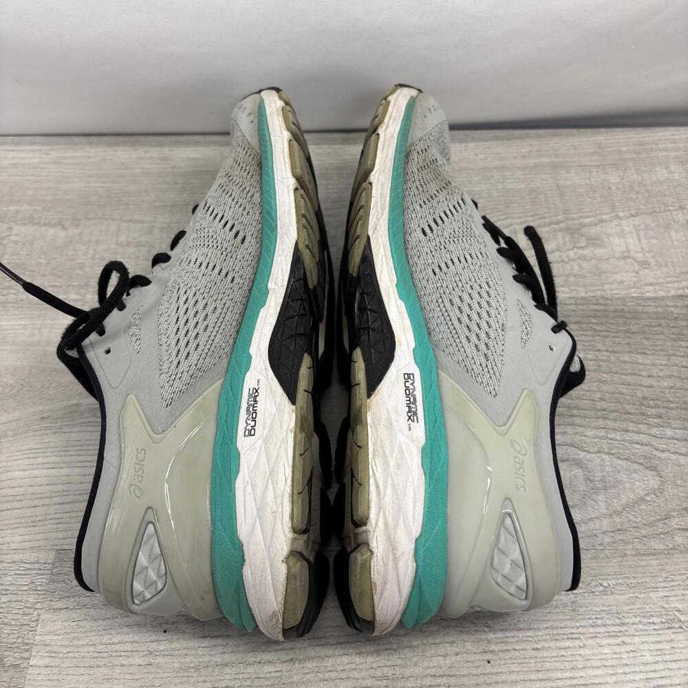 ASICS Gel-Kayano 24 Women's Running Shoes - Size 9.5 - Grey/Teal/Black - Picture 5 of 12